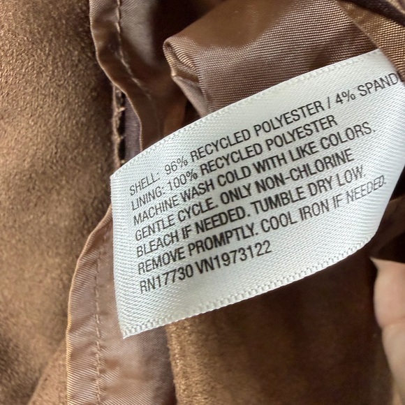 Women's Faux Suede Button-Front Mini A-Line Dress - Wild Fable M & XXL - Picture 8 of 12